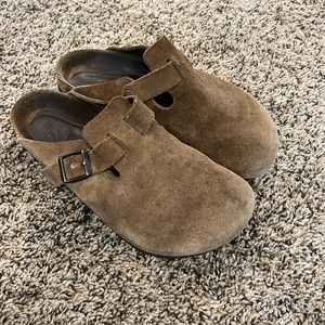 Birkenstock Boston Clogs Tan Size 40